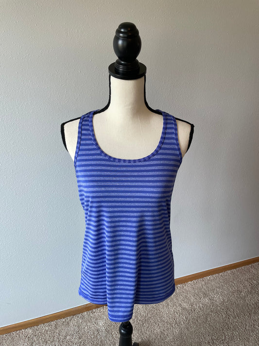 Danskin Now Semi-Fitted Striped Tank (M)