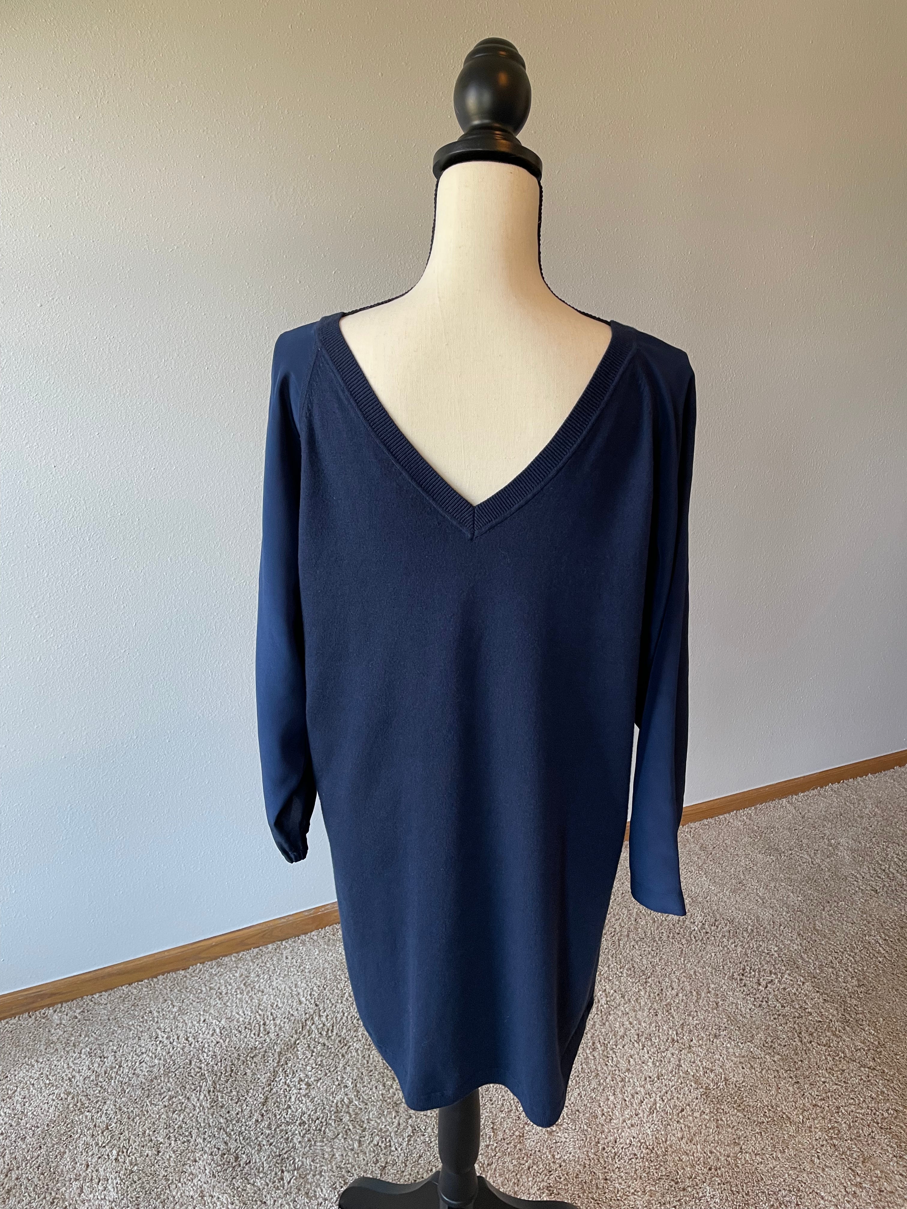 Cluny Knit Panel Dress (XL) - BinxBerry Consignment