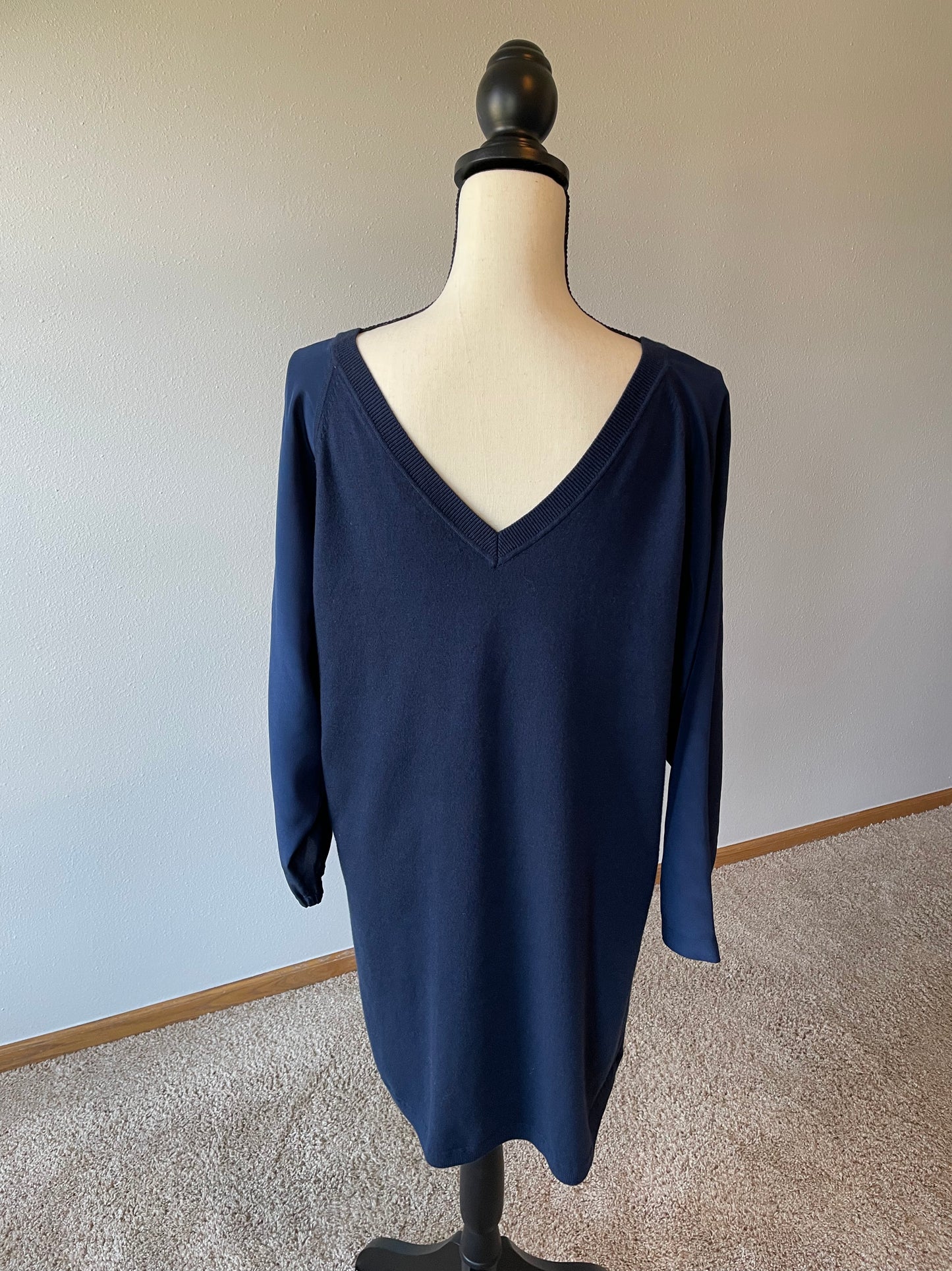 Cluny Knit Panel Dress (XL)