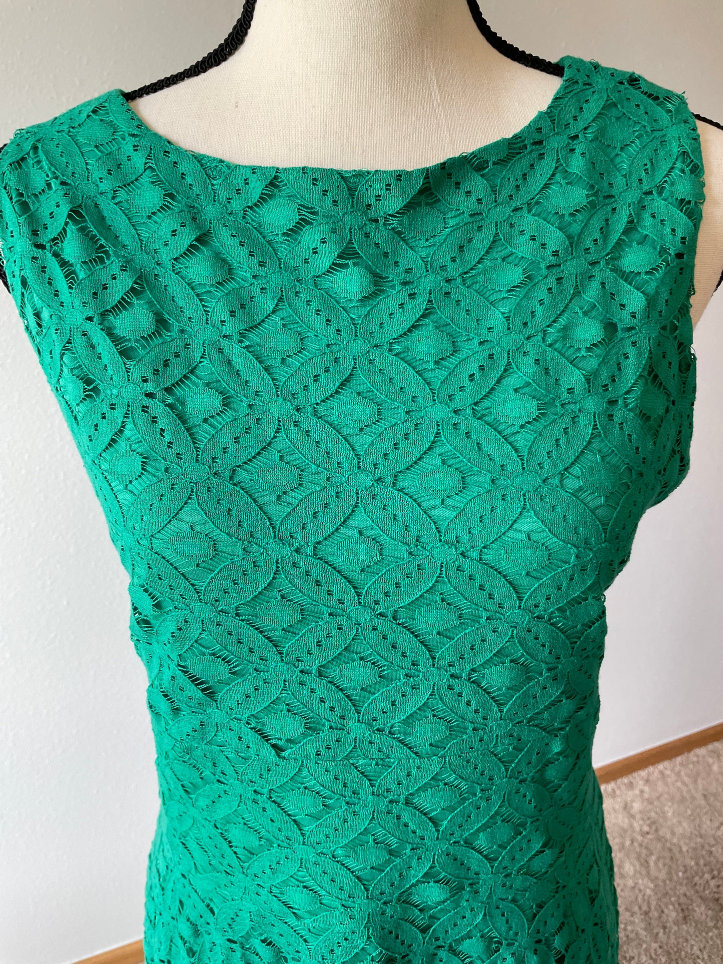Tiana B. Kelly Green Lace Dress (12)