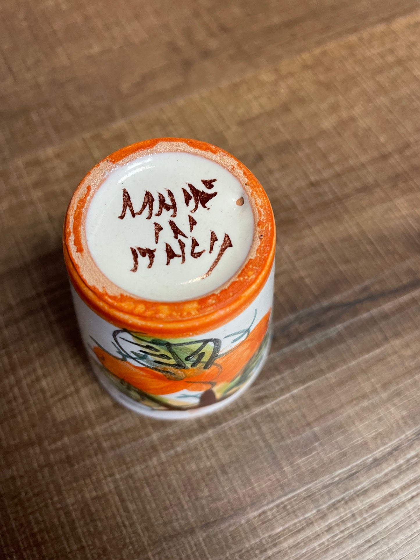 Mandarin Ceramic Shot Glass