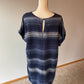 Old Navy Blue Striped Knit Dress (XL)