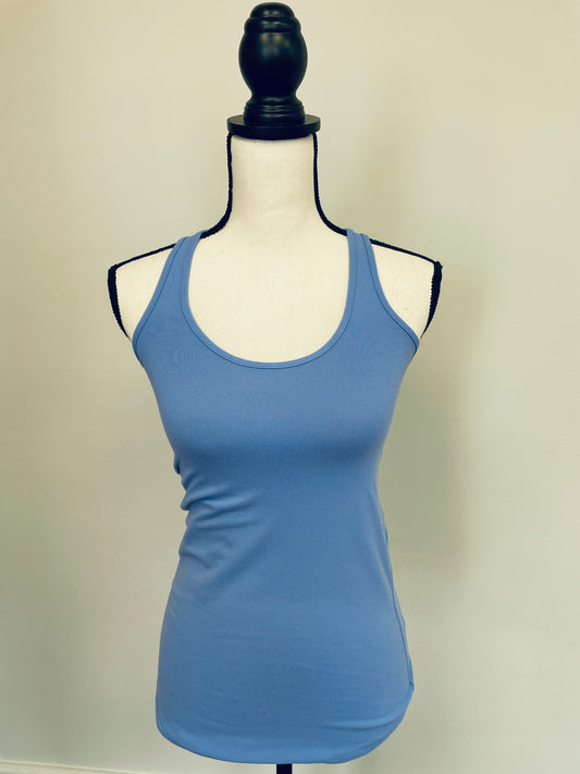 Lululemon Fitted Periwinkle Reversible Tank (2)