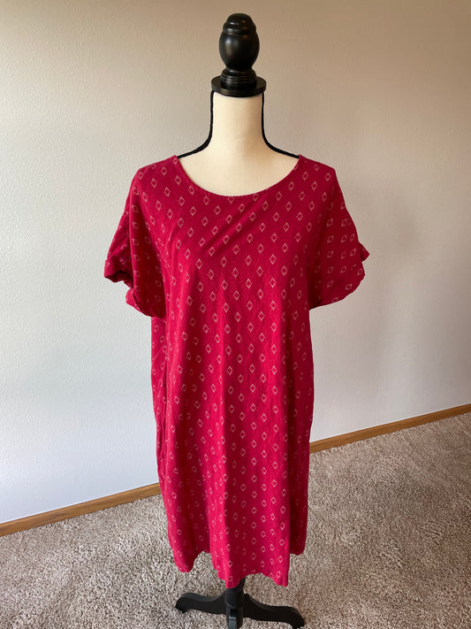 Old Navy Red Shift Dress (XL)