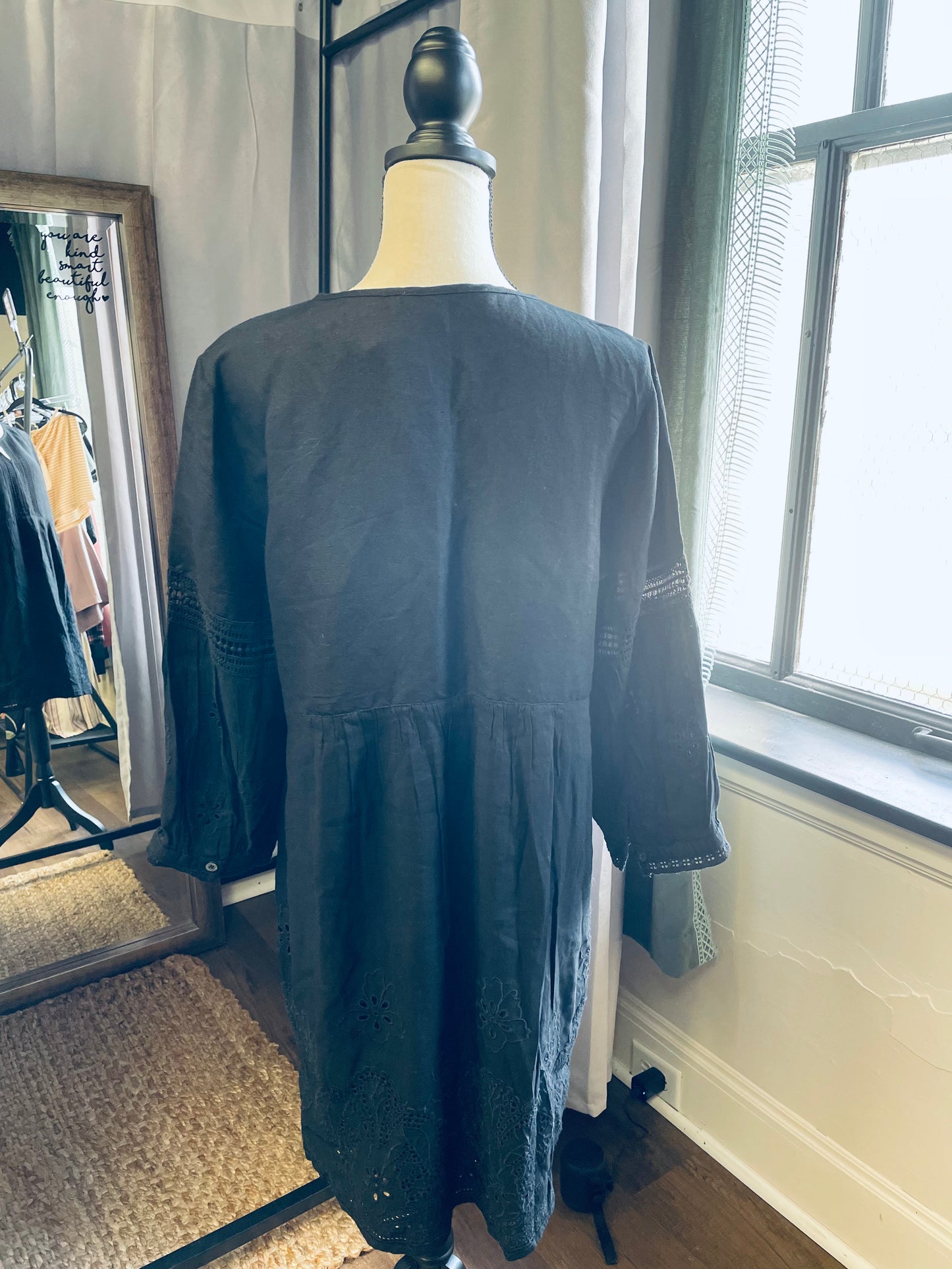 Tommy Bahama St. Lucia Split Neck Dress (L)