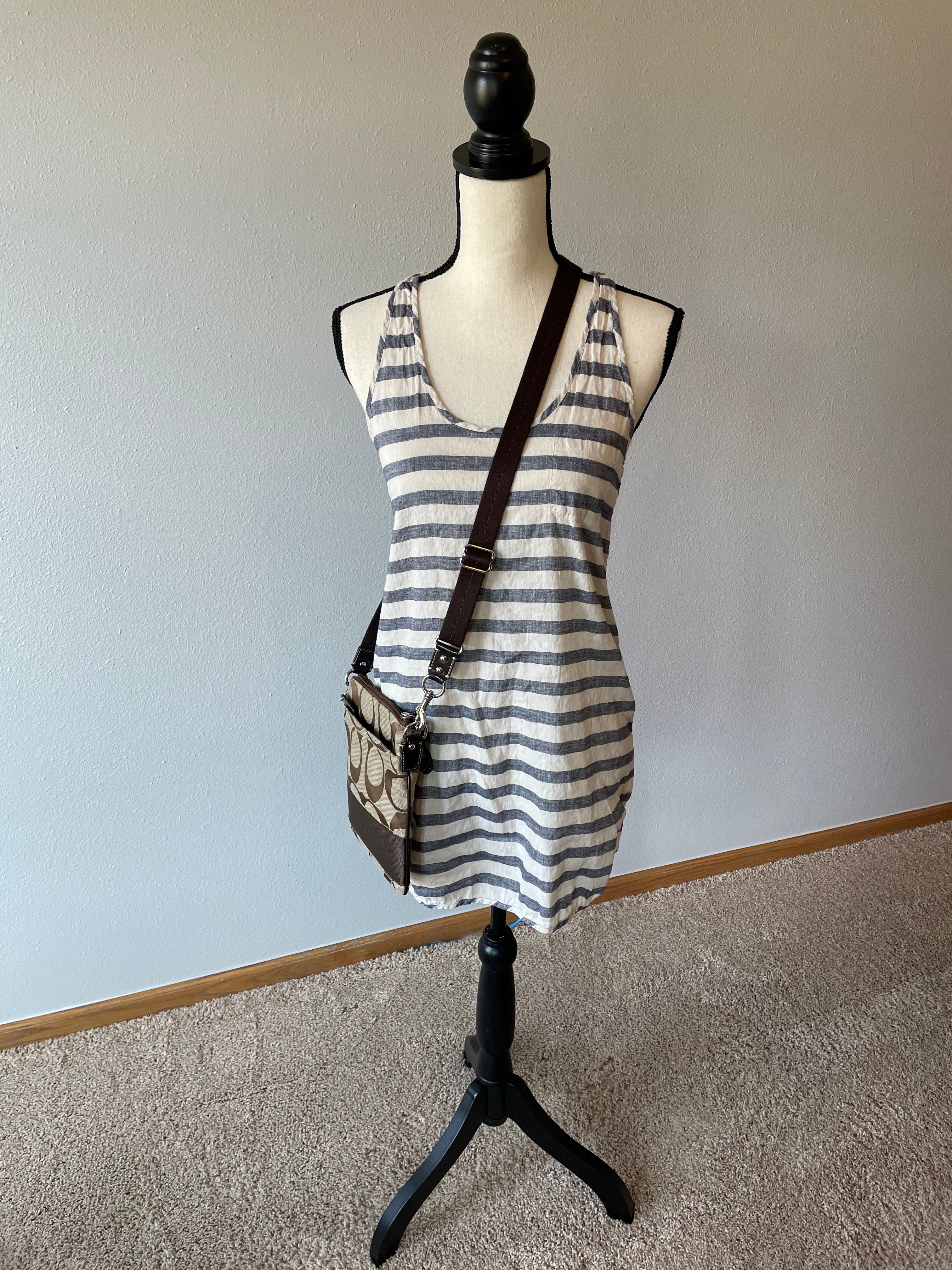 J. Crew Striped Linen Blend Women's Tunic (XS)