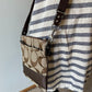 Coach Signature Khaki Jacquard Adjustable Strap Crossbody