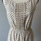 MNG Casual Polka Dot Dress Beige (2)