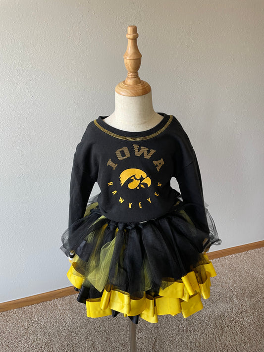 Handmade Tulle Hawkeye Skirt (Toddler)