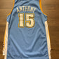 Reebok NBA Denver Nuggets Carmelo Anthony #15 Jersey (YLG)