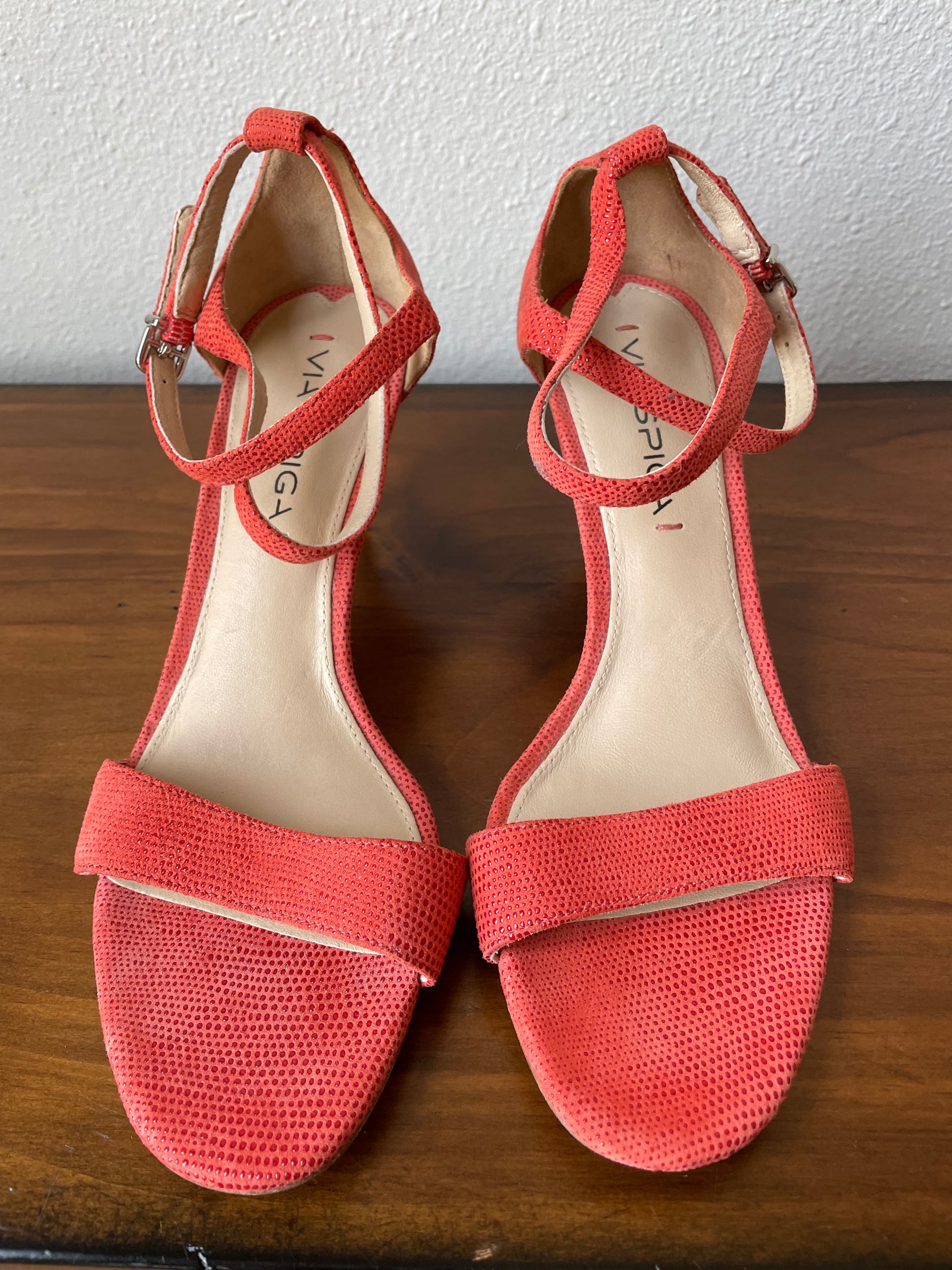 Via spiga red heels discount