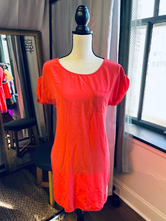 French Connection Silk Shift Dress (2)
