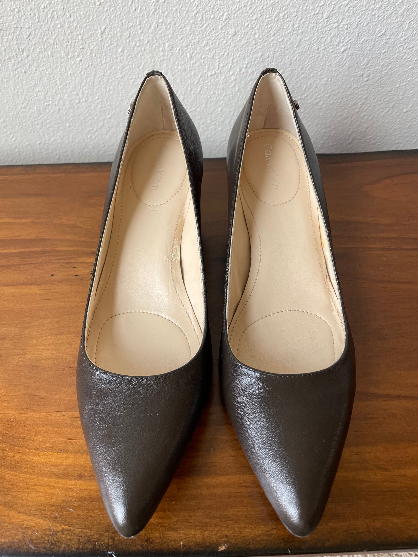 Calvin Klein Brown Anna Heel (7M)