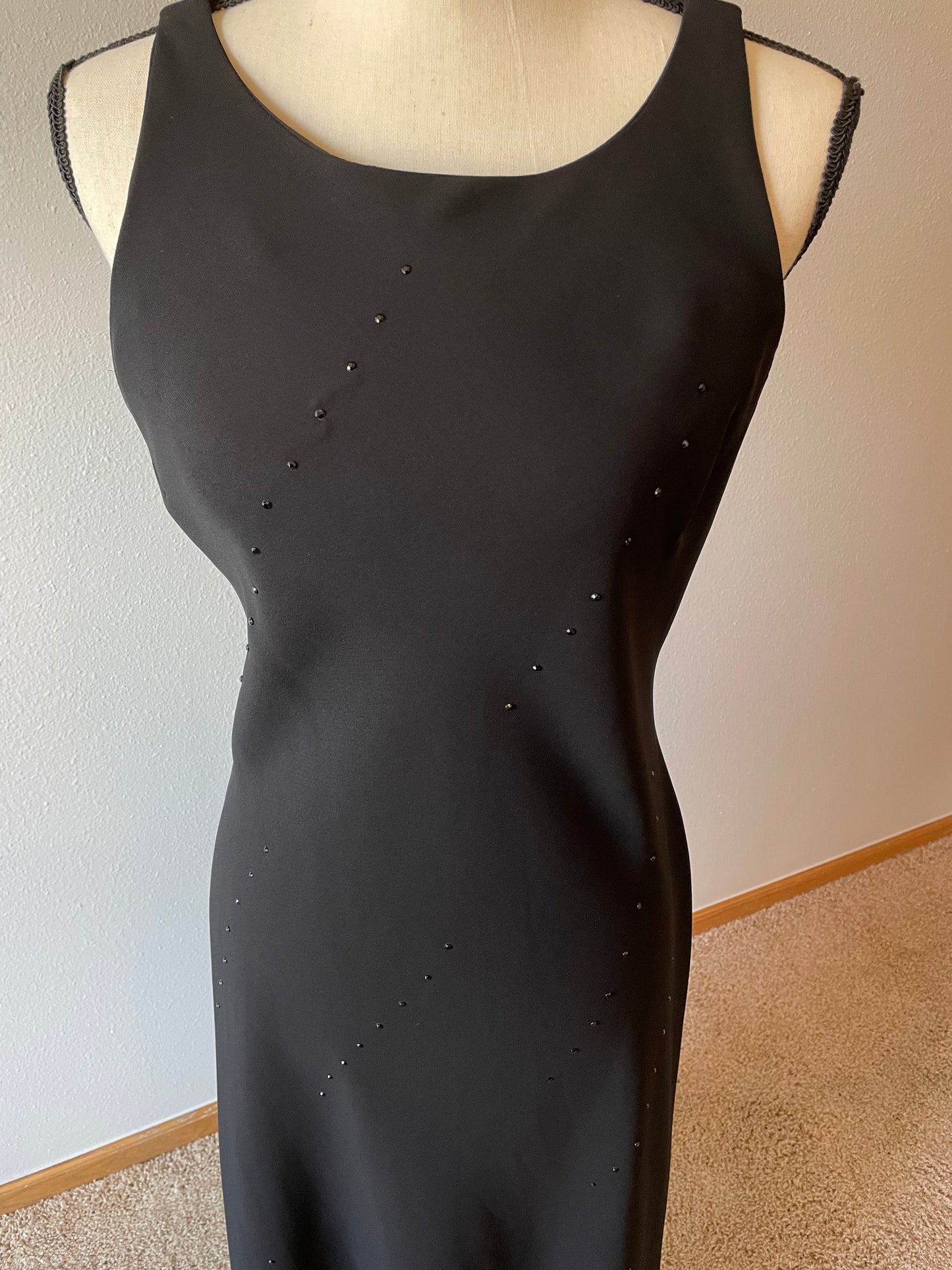 SL Fashions Black Sheath Dress (10)