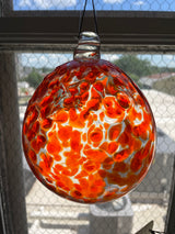 Hand Blown Glass Fairy Globe