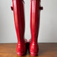 Hunter Glossy Red Tall Rainboots (7)
