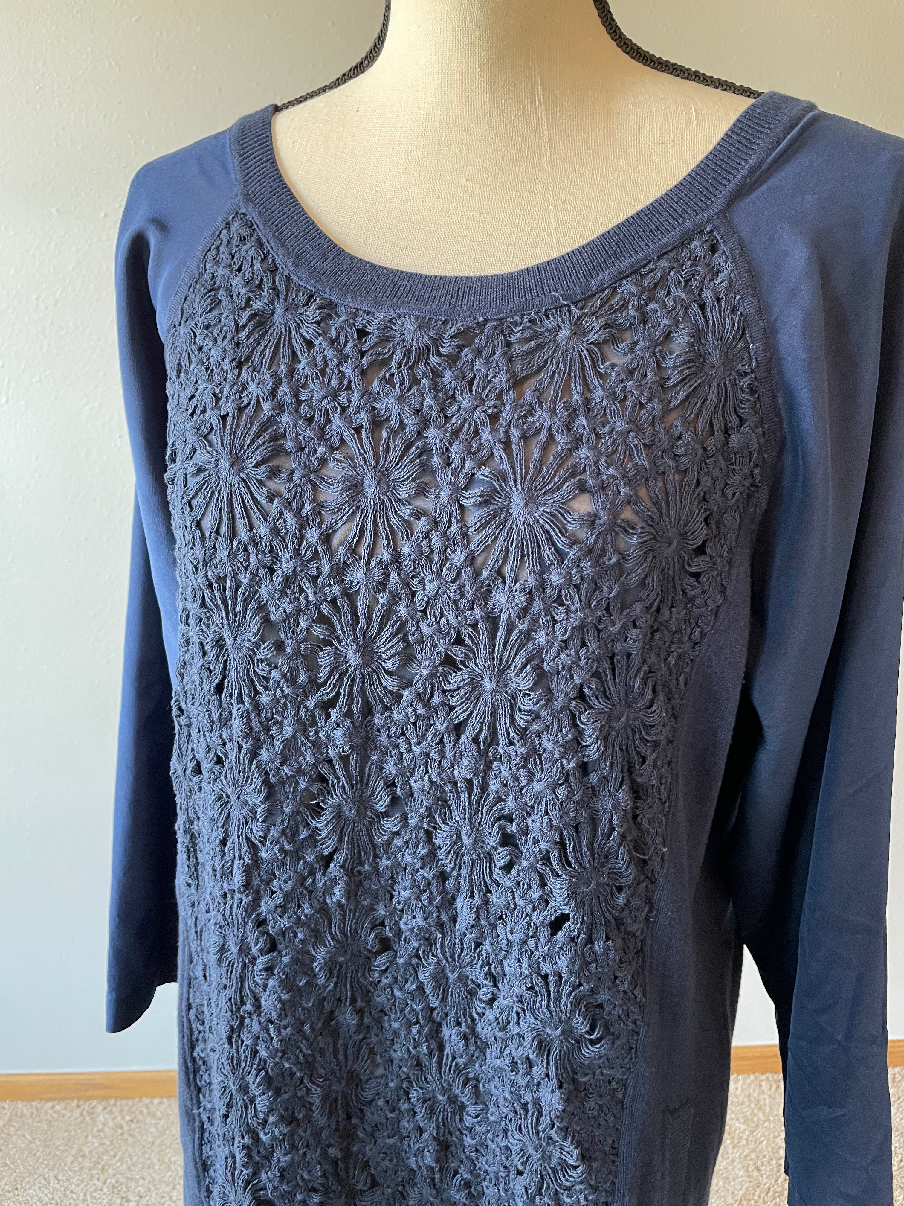 Cluny Knit Panel Dress (XL) - BinxBerry Consignment