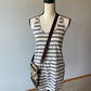 Coach Signature Khaki Jacquard Adjustable Strap Crossbody