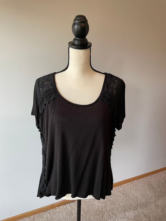 Ruff Hewn Women's Black Shirt (XL)