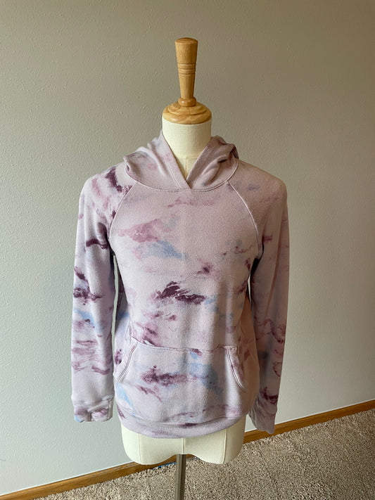 Athleta Girl Purple Tie Dye Hoodie (L/12)