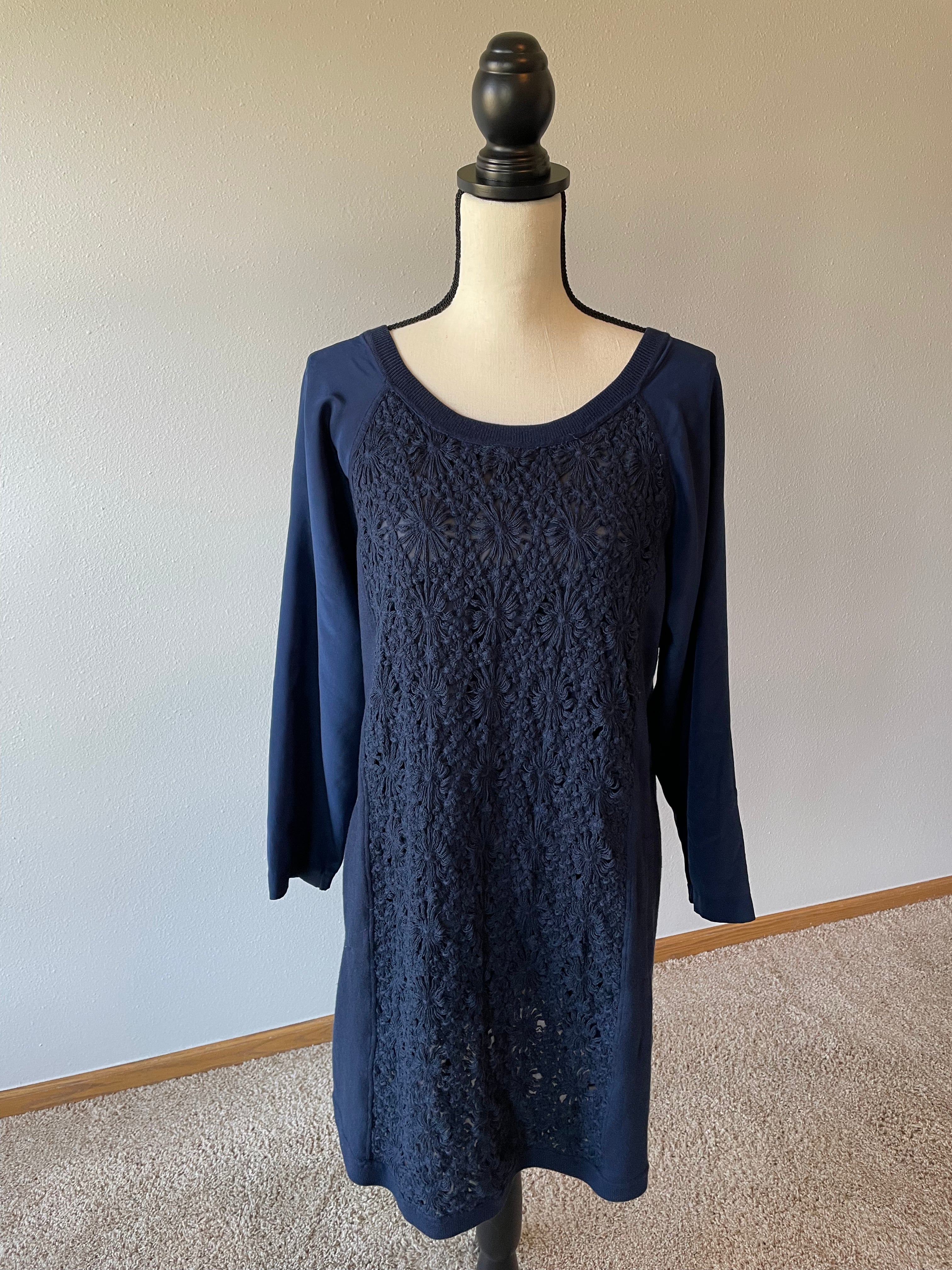 Cluny Knit Panel Dress (XL) - BinxBerry Consignment