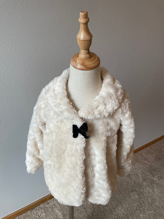 Girls Rule Faux Fir Lined Coat (5T)