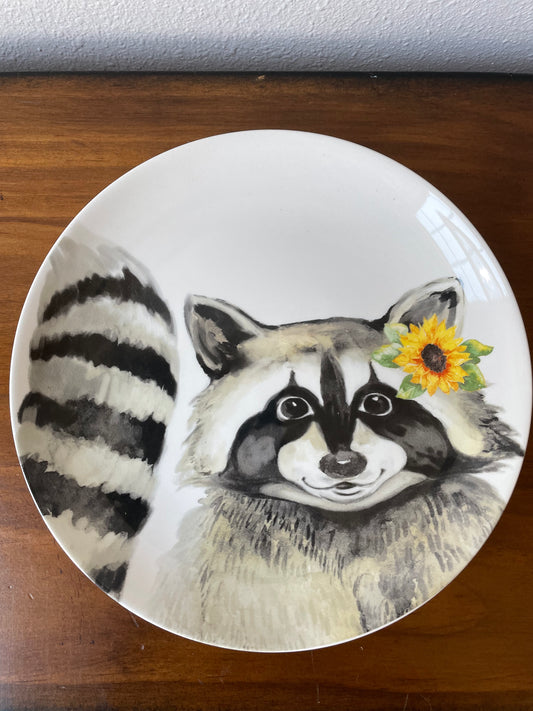 Robert Stanley 8.5"x8.5" Sunflower Racoon Print Plate