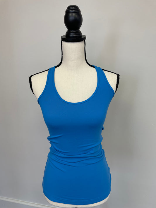 Lululemon Blue Fitted Tank (2)