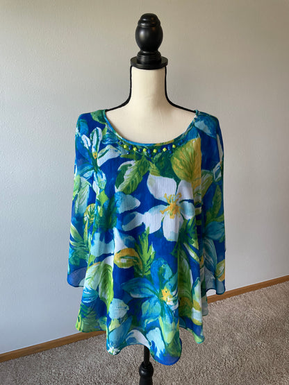 Alfred Dunner Floral Dress Top (24W)
