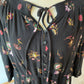 Old Navy Black Dress with Flowers (XL)