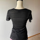 ECI New York Black Lace Top (S)