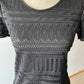 ECI New York Black Lace Top (S)