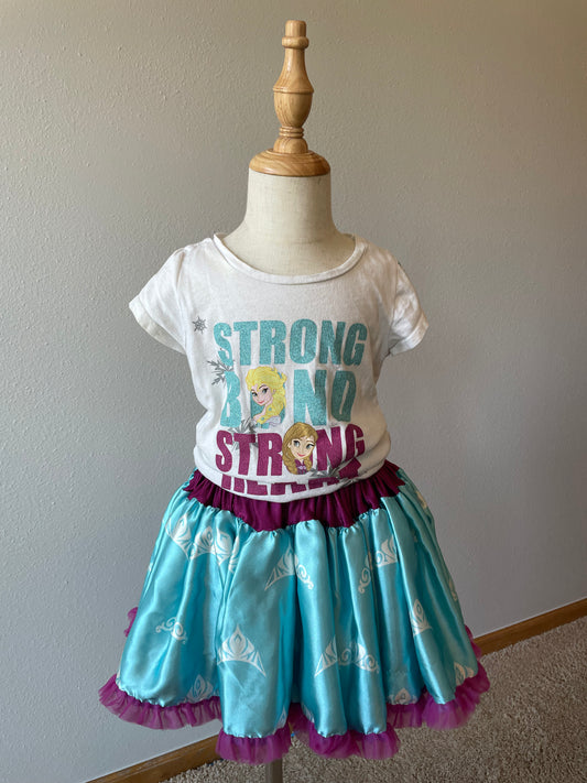Disney Tutu Couture Frozen Skirt and Shirt (4/5)