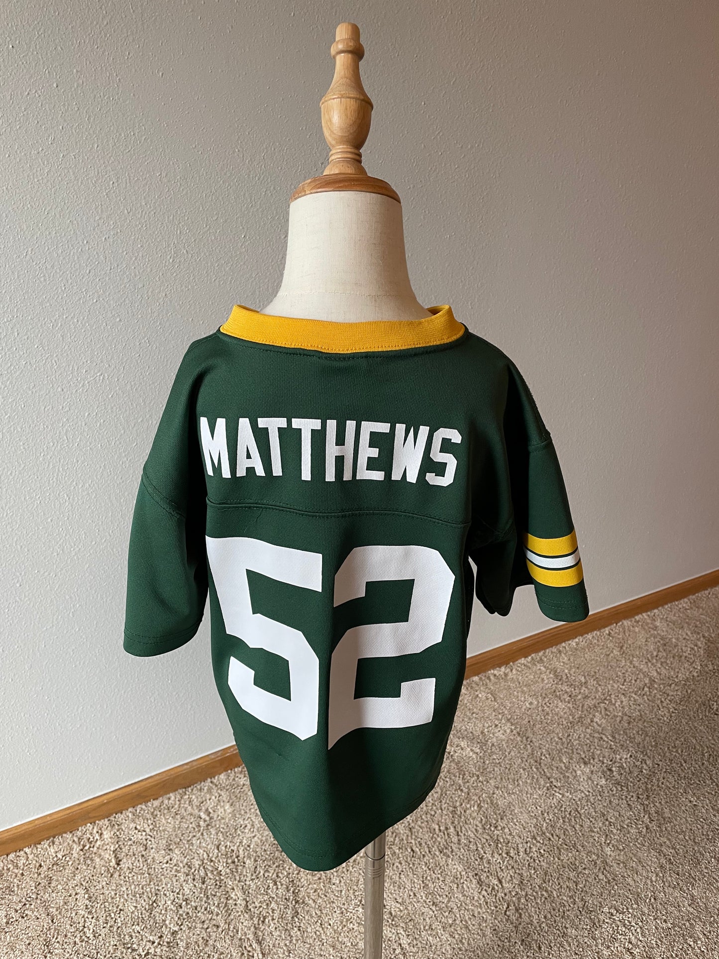 NFL Team Apparel Kids Authentic Clay Matthews Packer's Jersey (7)