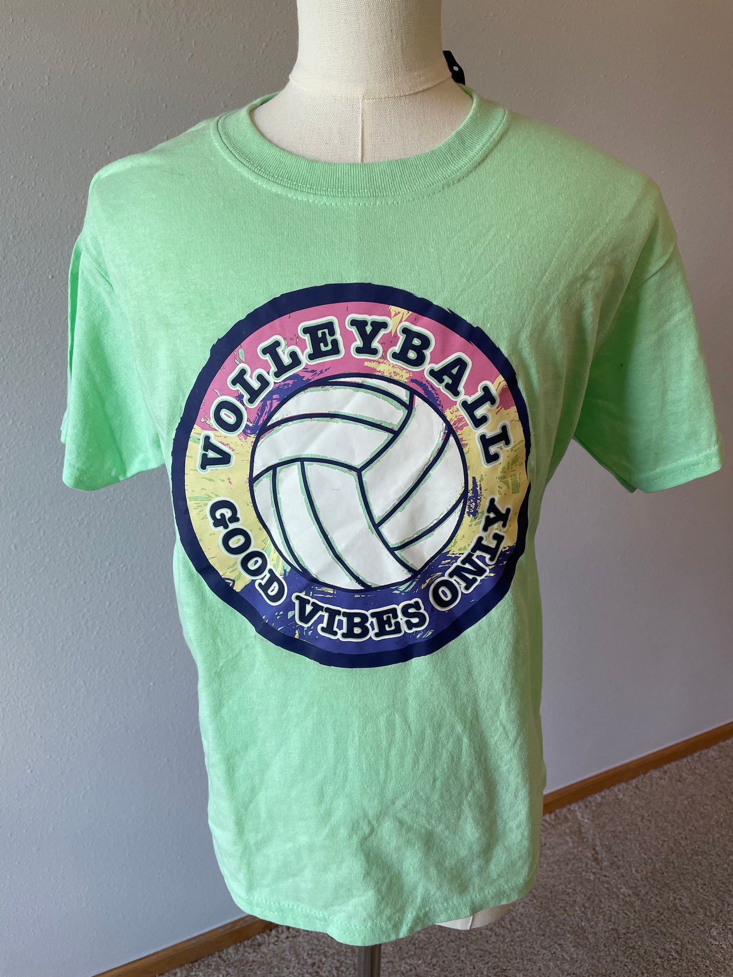 Volleyball Cotton T-Shirt (YM)