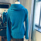 Teal Cowlneck Knit Sweater (XL)