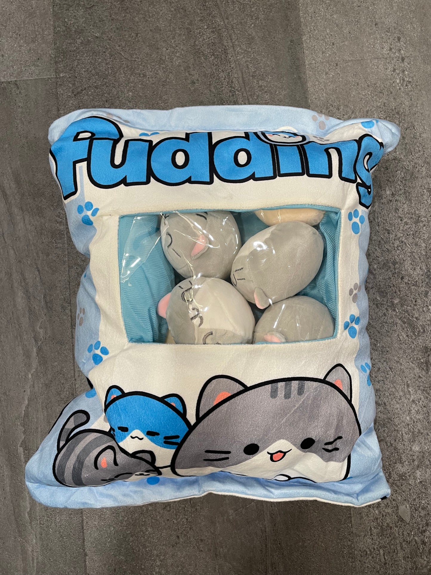Pudding Cat Plushie Pillow