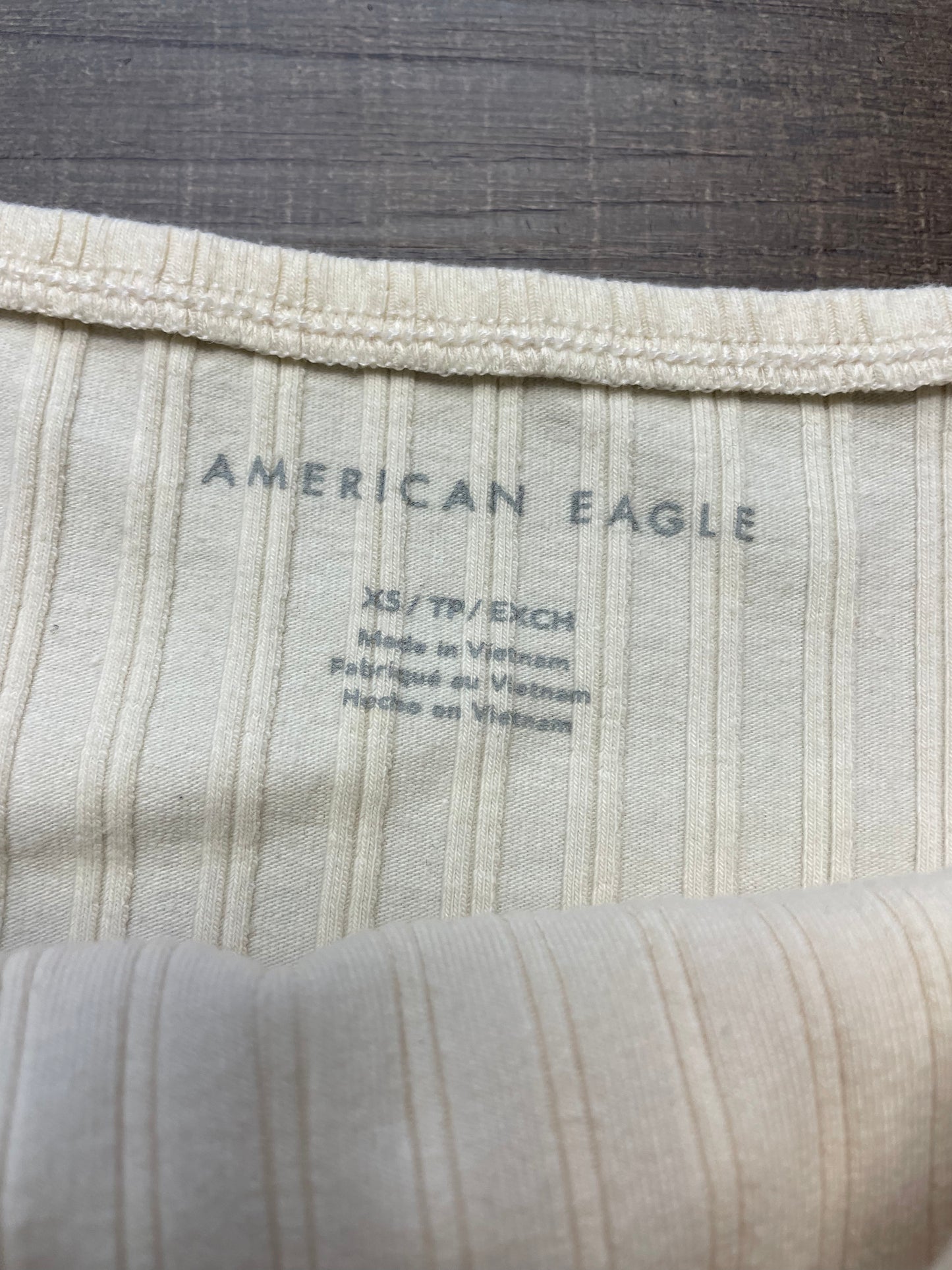 American Eagle Ribbed Bandeau Top (XS)