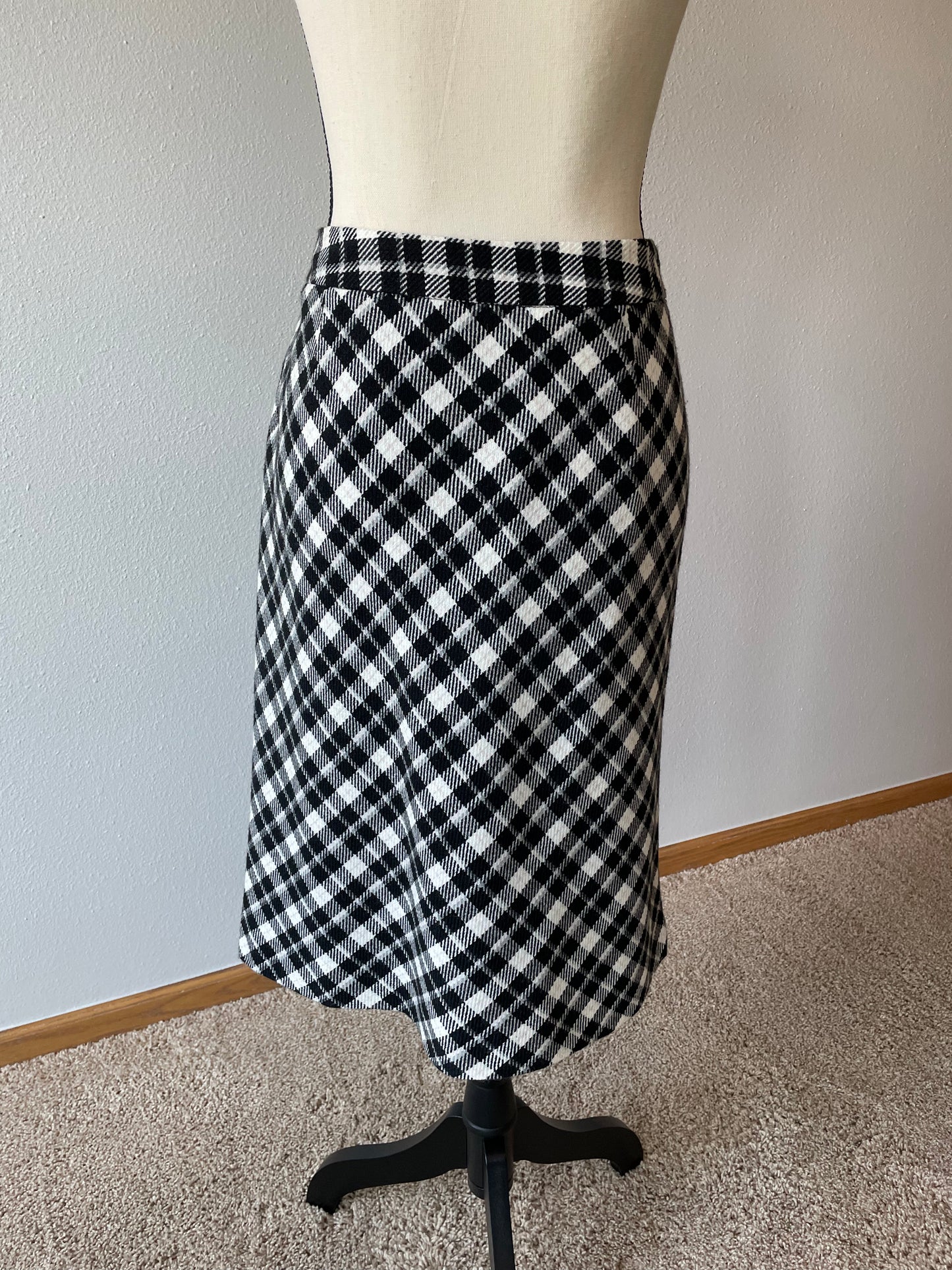 Merona Checkered Skirt (10)
