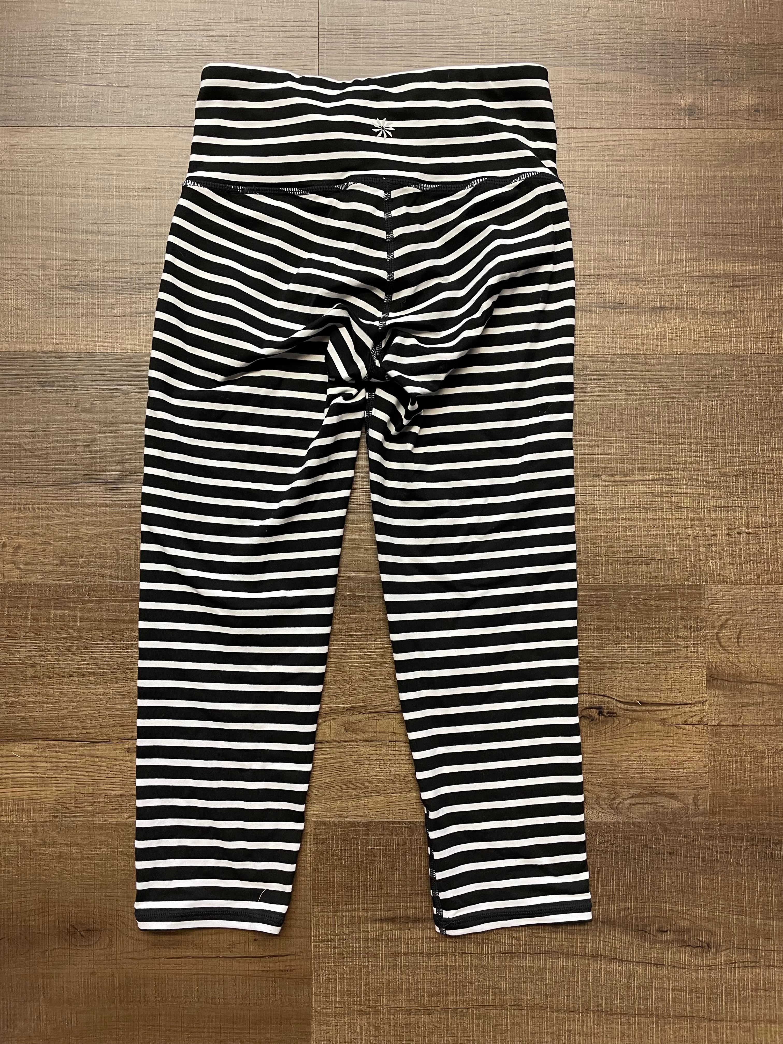 Athleta Striped Leggings (XXS)