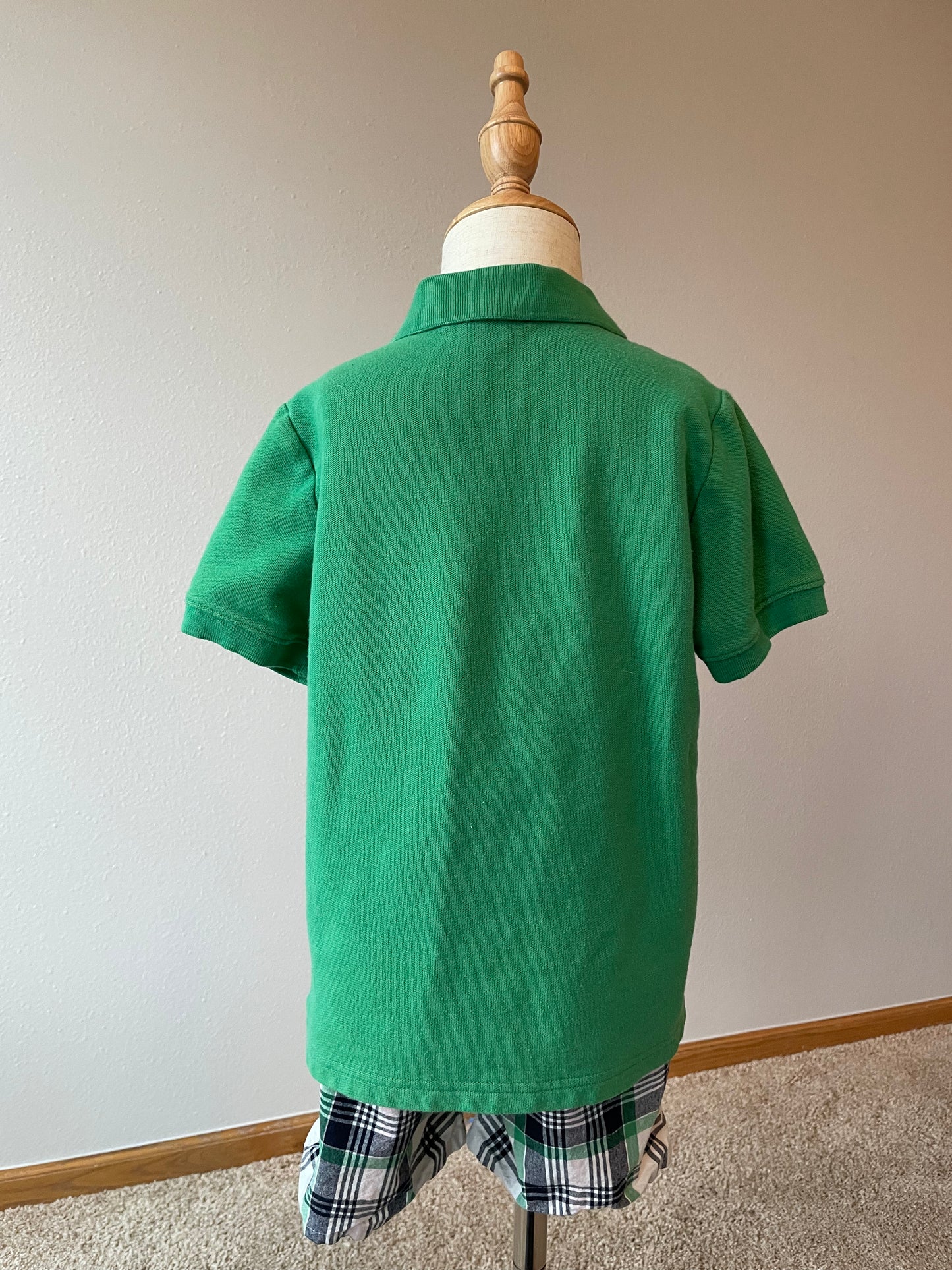 Janie & Jack Green Polo Shirt (4)