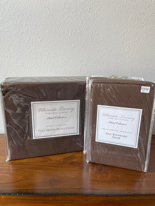 Ultimate Luxury Hotel Collection Duvet & Shams (Full/Queen)