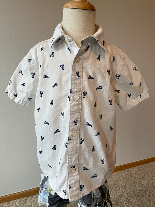 Crazy 8 Button Down (4T)