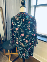 BP. Open Front Floral Cardigan (XS/S)