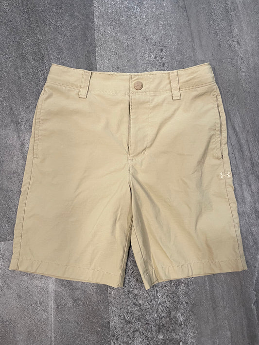 Under Armour Tan Flat Front Boys Shorts (5)