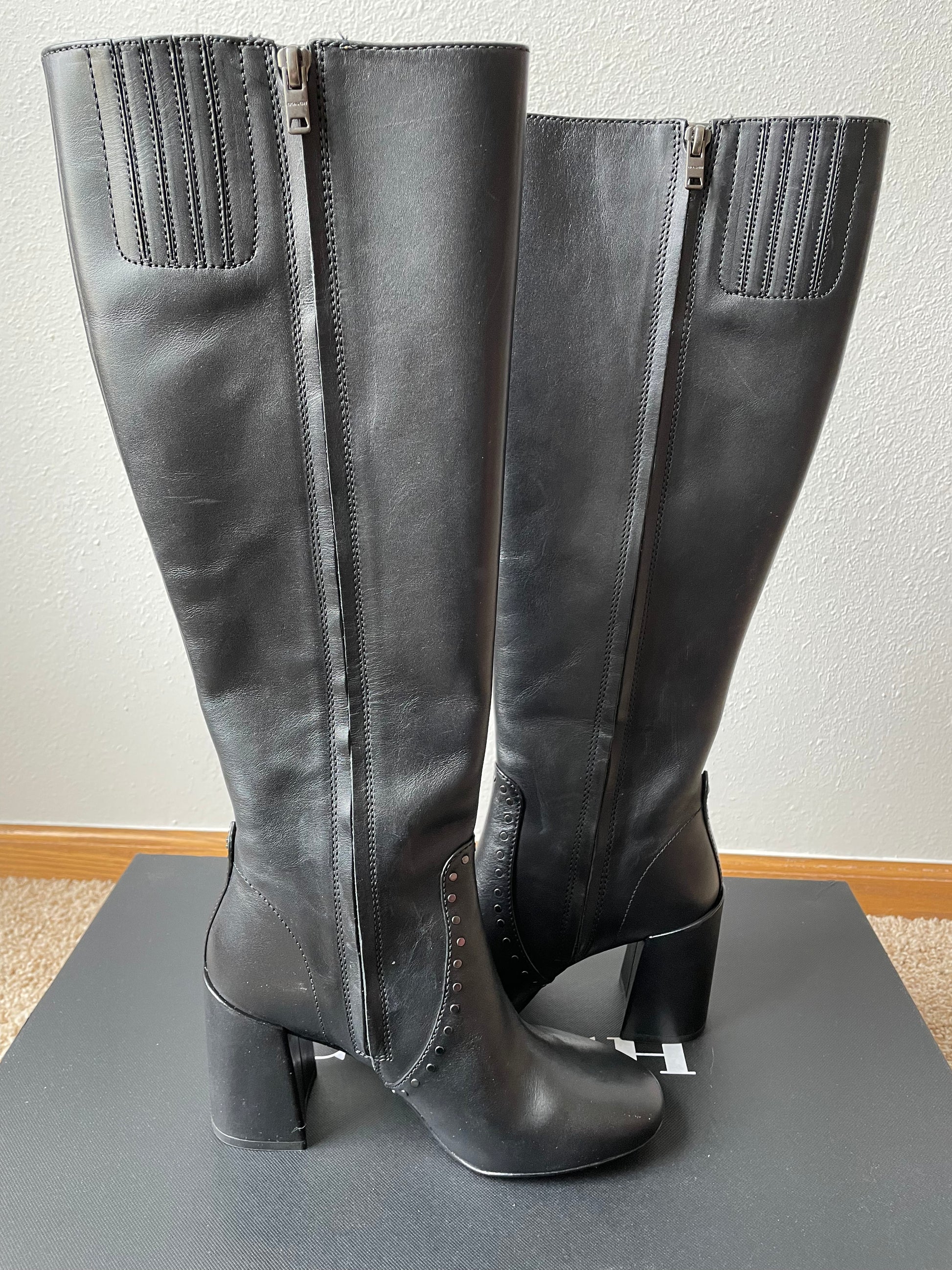 Coach falon top knee high boots