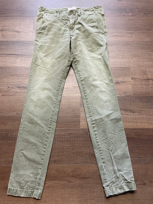 PRPS Goods & Co Distressed Army Green Men's Chino (32)