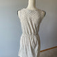MNG Casual Polka Dot Dress Beige (2)