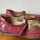 Keen Red Mary Jane Slip-on Loafers (9)