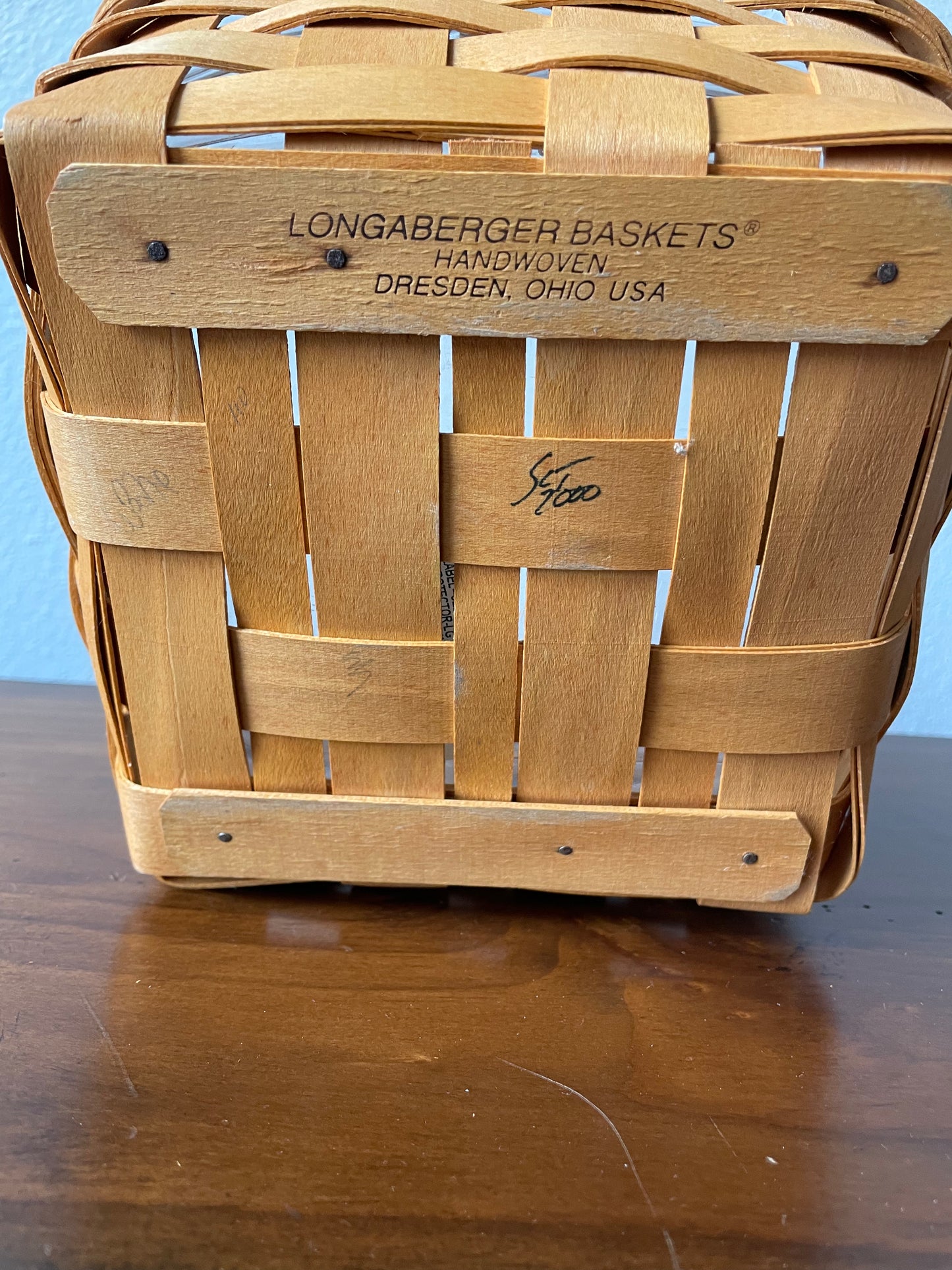 Longaberger "Large Berry" Lined Basket